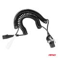 Spirálový kábel TIR 2x 7 PIN 15 PIN typ N/S 5m 24V AMIO-04381