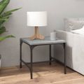 vidaXL Bočné stolíky 2 ks sivé sonoma 40x40x35 spracované drevo