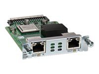 Cisco Third-Generation 2-Port T1/E1 Multiflex Trunk Voice/WAN Interface Card - Rozširujúci modul - EHWIC - T1/E1 x 2 - T-1/E-1 - repasovaný - pre Cisco 2911, 2921, 2951, 3925, 3925 ES24, 3925E, 3945, 3945 ES24, 3945E
