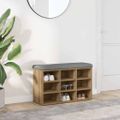 vidaXL Lavička na topánky Artisan Dub 82x32x50 cm Engineered Wood