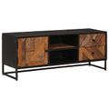 vidaXL TV skrinka so zásuvkou s úložiskom s dverami 105 x 30 x 40 cm