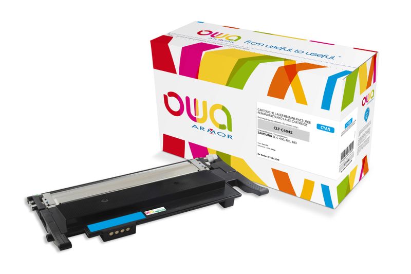 OWA Armor toner kompatibilný s Samsung CLTC404S, 1000st, modrá/cyan