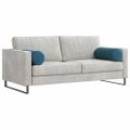 vidaXL Podložkové vankúše 2 pcs Modrá Ø 25 x 70 cm Kordúrová tkanina