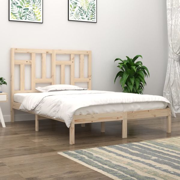 vidaXL Posteľ bez matraca 160x200 cm masívna borovica
