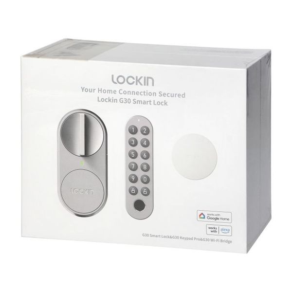 Chytrý zámok Lockin G30 Tuya Bluetooth s čítačkou odtlačku prstov WiFi/BT gateway-set Chytrý zámek Lockin G30 Tuya Bluetooth se čtečkou otisku prstů WiFi/BT gateway - set