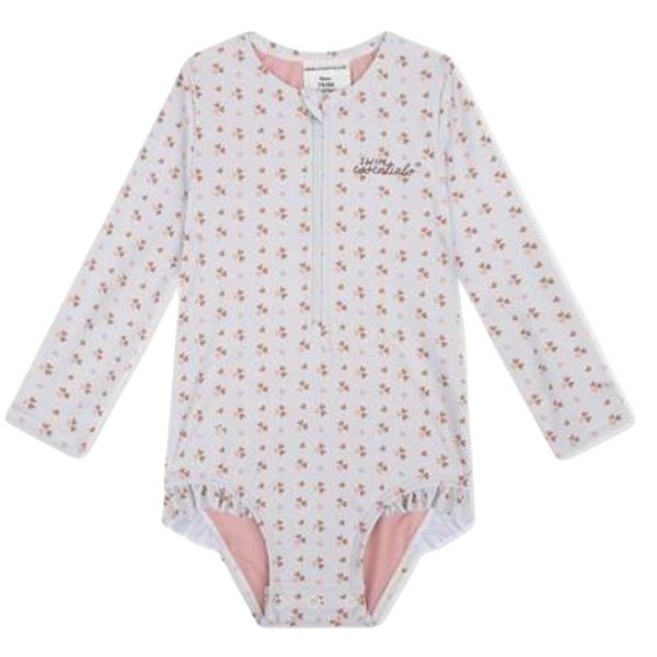 Plavky s dlhým rukávom s UPF 50+ Cozy Hearts