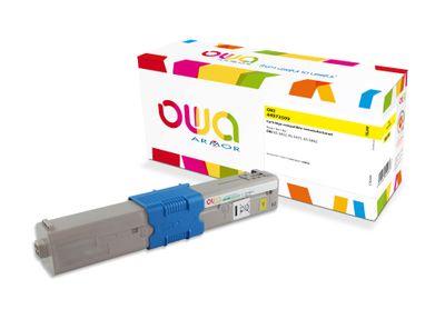 OWA Armor toner kompatibilný s OKI 44973509, 6000st, žltá/yellow