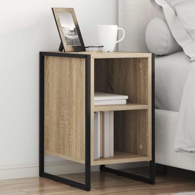 vidaXL Nočný stolík 2 pcs Sonoma 39.5 x 30 x 50 cm Kompozitné drevo