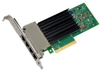 DELL Intel X710-T4L / 10GbE / 4portová síťová karta / PCIe / full height/ plná výška Sítová karta, PCIe, 10GbE, 4× RJ-45, plná výška