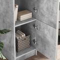 vidaXL Highboard Betónová šedá 31.5 x 32 x 122.5 cm
