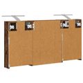 vidaXL Set kabinetov do kúpeľne 3 ks 100 x 10,5 x 50 cm