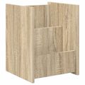 vidaXL Regál na časopisy Sonoma dub 35 x 35 x 45 cm Kompozitné drevo