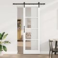vidaXL Posuvné dvere ORKDAL Biela 78 x 232 cm