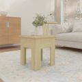 vidaXL Konferenčný stolík vo farbe dubu sonoma 40x40x42 cm drevotrieska