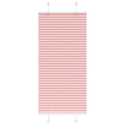 vidaXL Plisovaná roleta ružová 60x100 cm šírka látky 59,4 cm polyester