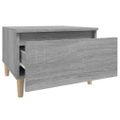 vidaXL Bočné stolíky 2 ks sivé sonoma 50x46x35 spracované drevo