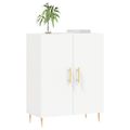 vidaXL Komoda biela 69,5x34x90 cm kompozitné drevo