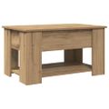 vidaXL Konferenčný stolík Artisan Dub 79x49x41 cm Upravené drevo