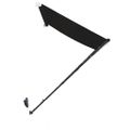 vidaXL Zaťahovacia markíza s LED 100x150 cm antracitová