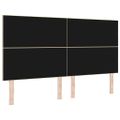 vidaXL Výškovo nastaviteľný čelový panel Krémová 180 cm látka