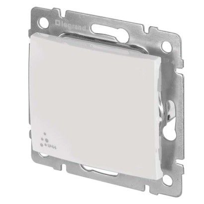 Legrand Valena spínač č. 1, IP44, strieborný