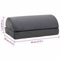 vidaXL 44 x 29 x 17 cm Pevný PU pena Sivá
