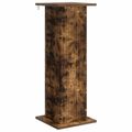 vidaXL Stojan na rastliny 2 ks Dymový dub 30,5 x 30 x 80,5 cm
