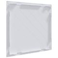 vidaXL Prístupové dosky Biela 40 x 40 cm ABS plast