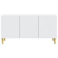 vidaXL TV skrinka Biela 99 x 34,5 x 50 cm Kompozitné drevo