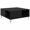 vidaXL Konferenčný stolík Čierny dub 80 x 80 x 36,5 cm