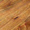 vidaXL Stolová doska Ø 50x3,8 cm okrúhla masívne mangovníkové drevo