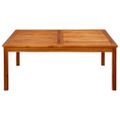 vidaXL Záhradný konferenčný stolík 110x110x45 cm akáciový masív