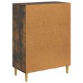 vidaXL Servírovacia skriňa Dymový dub 66 x 34,5 x 90 cm