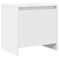vidaXL Nočné stolíky 2 ks, biele 45x34x44,5 cm, kompozitné drevo