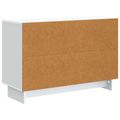 vidaXL Servírovacia skriňa Biela 89 x 34,5 x 60 cm Kompozitné drevo