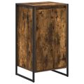 vidaXL Servírovacia skriňa Dymová dub 43 x 36 x 75,5 cm