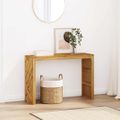 vidaXL Konzolový stolík 110x35x75 cm Teakové masívne drevo