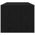 vidaXL TV stolíky 2 ks dub čierne 80x31x25,5 cm kompozitné drevo
