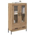 vidaXL Highboard CORONA Remeselný dub 69,5 x 31 x 115 cm