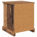 vidaXL Nočný stolík 2 ks Staré drevo 39 x 39 x 47.5 cm
