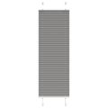 vidaXL plisovaná roleta antracitová 50x150 cm Šírka látky 49,4 cm