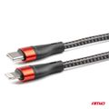 Kabel USB-C+Lightning 200cm FullLINK UC-19 AMiO-02931