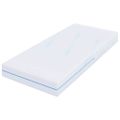 vidaXL Matrac Stredne tvrdý 70 x 200 cm Biela
