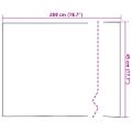 vidaXL Samolepiaca zrkadlová fólia 45 x 200 cm 2 ks Strieborná PET