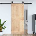 vidaXL Dvere NARVIK 100 x 210 cm Masívne borovicové drevo (neupravené)