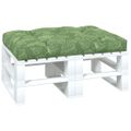vidaXL Poduška na paletovú pohovku vzor listov 120x80x12 cm látka