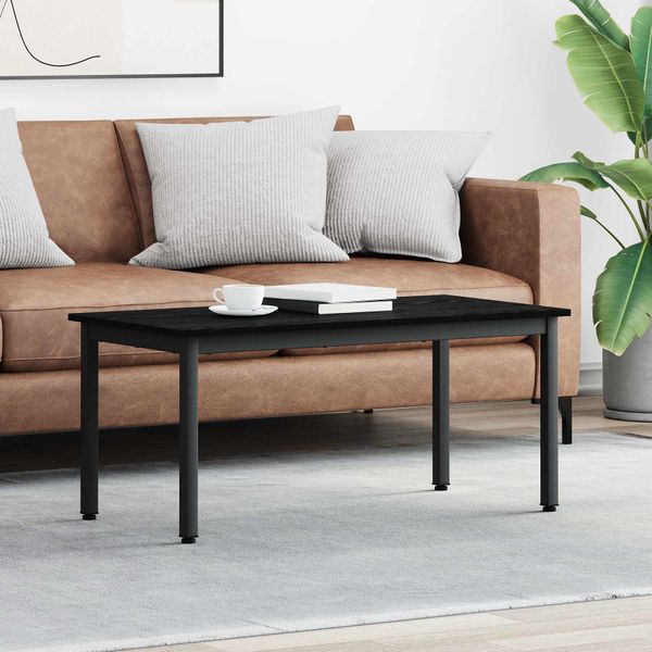 vidaXL Konferenčný stolík Čierny dub 100 x 50 x 45 cm Kompozitné drevo