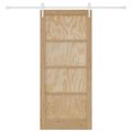 vidaXL Posuvné dvere ORKDAL 86 x 198,5 cm Borovicový masív