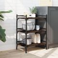vidaXL Kuchynský vozík hnedý dub 50x35x75,5 cm kompozitné drevo