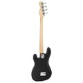 vidaXL Elektr. basgitara pre začiatočníka s taškou hnedo-biela 4/4 46"